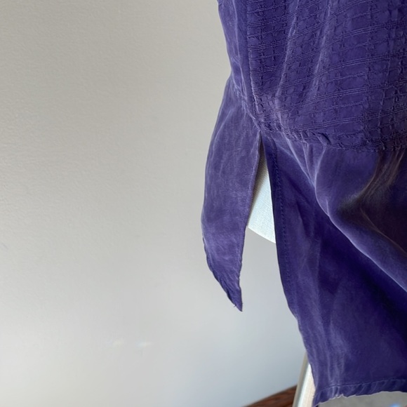 Vintage RABBIT DESIGNS MAXI 2 piece dress flare with topper purple washed size 8 - Picture 7 of 13